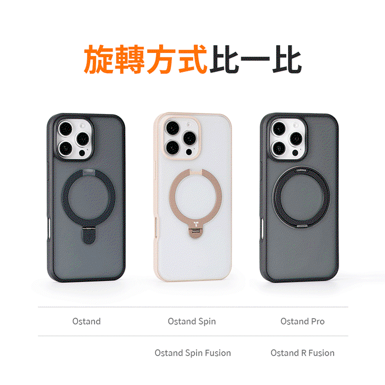 Coque Torras 360 Magnétique Pour IPhone 16e (6.1") - Support Rotatif, Anneau, Charge Sans Fil, Anti-choc